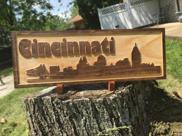 Cincinnati Skyline Sign